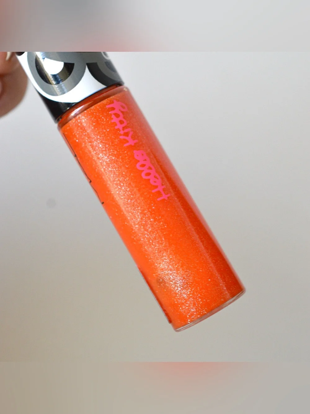 MAC Cosmetics x Hello Kitty Lipglass *NICE TO BE NICE* Pearl Tangerine BNIB